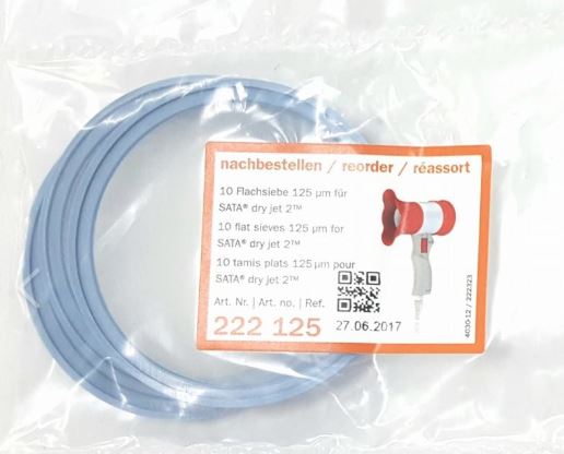 Setaccio Piatto 125 Micron Per Dry Jet 2