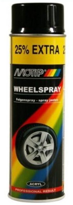 Spray Per Ruote Nero Alto Lucido