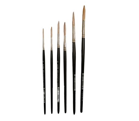 6060 Pennello da Scrittura – Pennello Rigger Rotondo “Kolinsky”