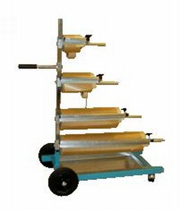 310 Piccola Carrello di Carta 4 Rulli