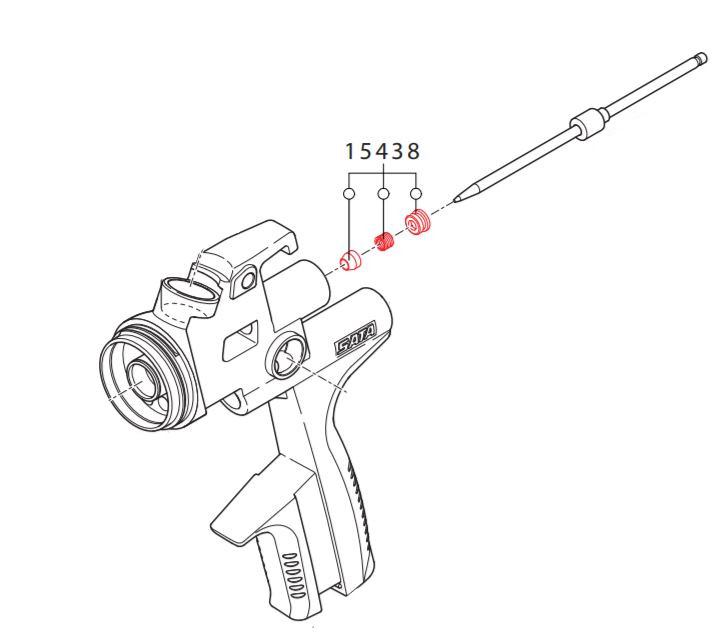Imballaggio Ago per Vernice 15438